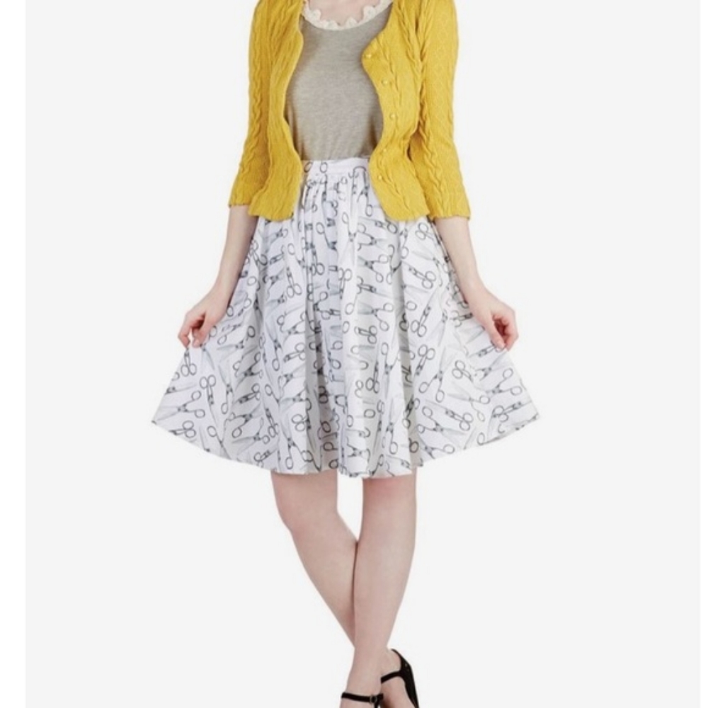 Modcloth Scissors Skirt